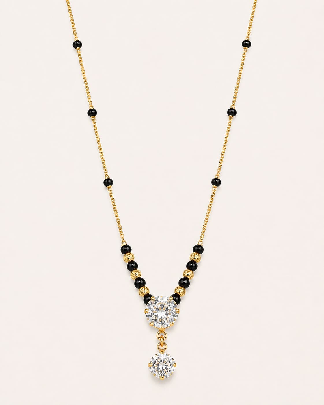 Solitaire Spark Drop Mangalsutra